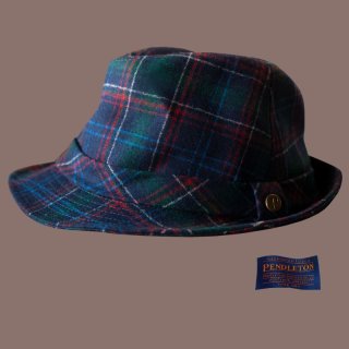 ペンドルトン クラシック フェドラ ハット（ダークグレー）L/Pendleton Classic Fedora Hat Dark Grey ウールハット ・レザーハット・コットンハット