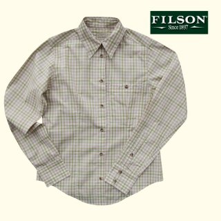 フィルソン フェザークロス シャツ（長袖・オリーブ）/Filson Longsleeve Feather Cloth Shirt (Olive) 長袖 シャツ