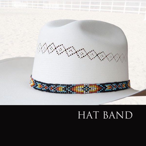 ハットバンド ビーズ/Hat Band ウールハット・レザーハット・コットンハット