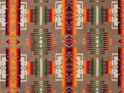 画像2: PENDLETON ペンドルトン ジャガードバスタオル（チーフジョセフ カーキ）/Pendleton Chief Joseph  Spa Towel(Khaki)