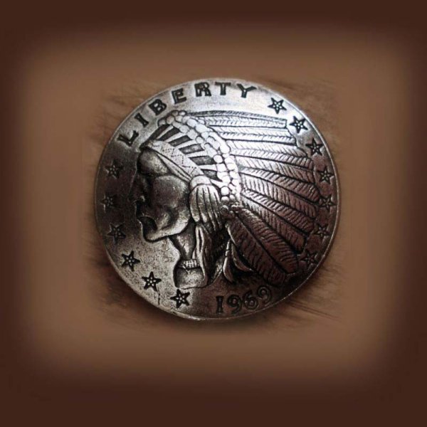 インディアンヘッドコンチョ/INDIAN HEAD CONCHO・31mm 長財布・二つ折り財布・小銭入れ・携帯ケース・名刺入れ・ジッポケース・コンチョ