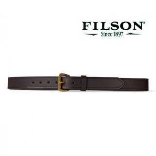 フィルソン ダブル ベルト ブラック（幅38mm 厚み7mm）/Filson 1-1