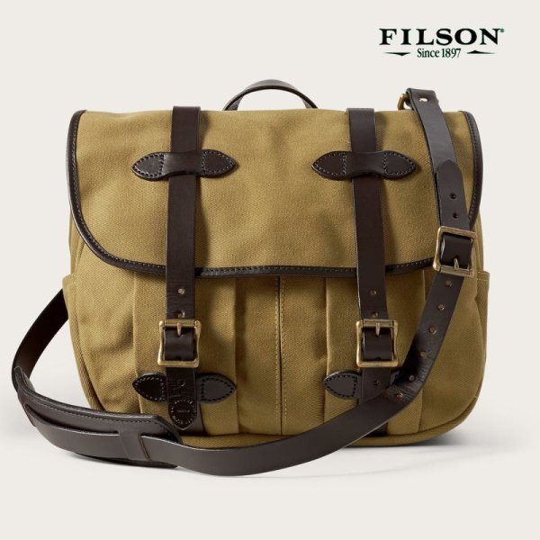 フィルソン ミディアム フィールド バッグ・ラージ ショルダー バッグ（タン）/Filson Medium Field Bag(Tan) バッグ・ポーチ ・小物ケース・キーパー