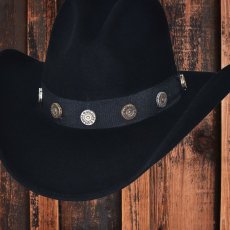 画像1: ブルハイド カウボーイハット ショットガン（ブラック）/Bullhide Cowboy Hat Shotgun(Black) (1)