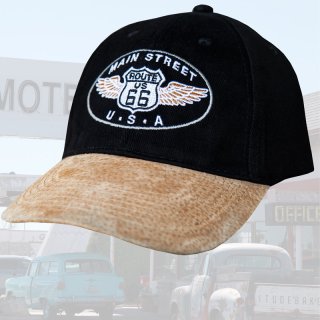 ルート66 キャップ（ブラック ）/Route 66 Cap Mother Road(Black) キャップ