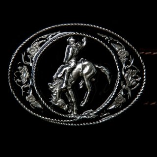 ブロンコライダー ベルト バックル Western Belt Buckle Bronco Rider レザーベルト バックル