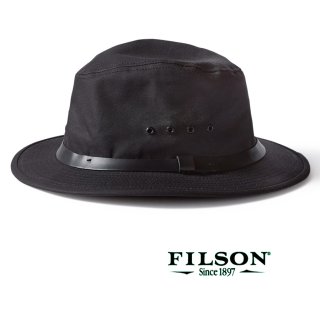 フィルソン ティンクロス レザー キャップ（オッターグリーン）/Filson