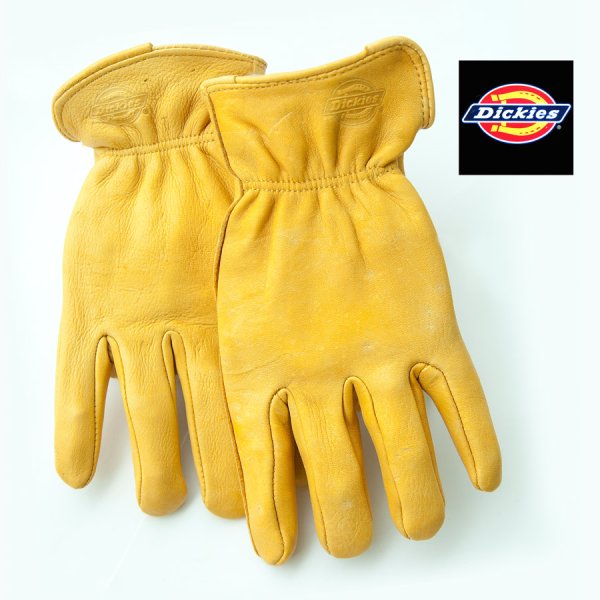 ディッキーズ 鹿革手袋 パインイエロー（裏地なし）M/Dickies Genuine Deerskin Leather Gloves(Pine  Yellow) 手袋・マフラー・イヤーウォーマー