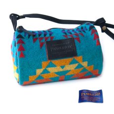 画像1: ペンドルトン トラベル キット バッグ・ドップ バッグ（ターコイズ・イエロー・レッド・パープル）/Pendleton Travel Kit Dopp Bag With Strap (1)