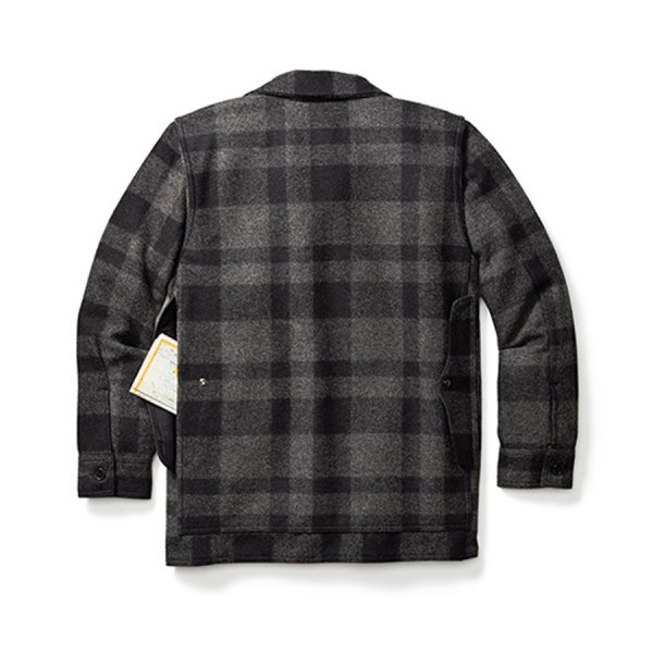 フィルソン マッキーノ クルーザー（グレー×ブラック）38（身幅58cm）/Filson Mackinaw Cruiser(Gray×Black)  アウターウェア