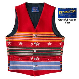 ペンドルトン U.S.A ヴァ－ジン ウール ベスト（チャコール・ブルー）/Pendleton U.S.A Virgin Wool Vest  Pinetop(Charcoal/Blue) ベスト