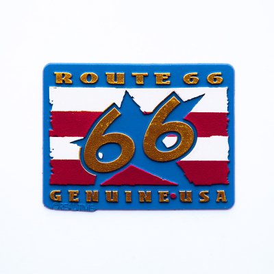 画像1: マグネット ルート66 Route 66 GENUINE USA