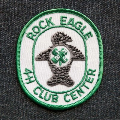 画像1: ワッペン 刺繍 ロック イーグル 4-H クラブセンター /Patch ROCK EAGLE 4-H CLUB CENTER