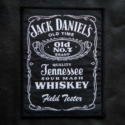 画像1: ワッペン ジャックダニエル ラージ 9.7cmx13.1cm/Patch JACK DANIEL'S OLD NO.7 BRAND Tennessee WHISKY