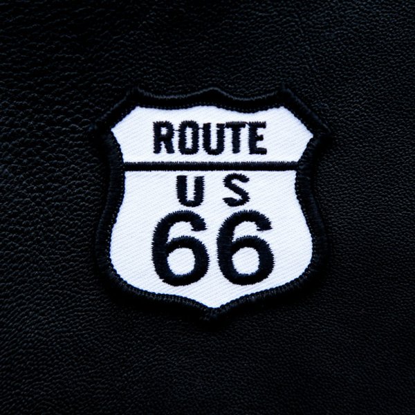 ワッペン ルート66 スモール/Patch Route 66 ピンバッジ・ワッペン・ステッカー・マグネット