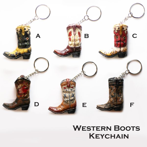 ウエスタンブーツ キーホルダー/Western Boots Keychain キーホルダー・キーケース・ストラップ