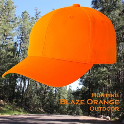 画像1: ブレイズオレンジ ハンティング キャップ/Hunting Cap Blaze Orange