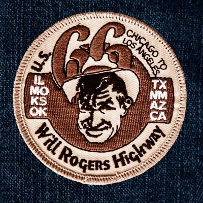 画像1: ワッペン ルート66 ウィルロジャースハイウェイ/Patch Route 66 Will Rogers Highway