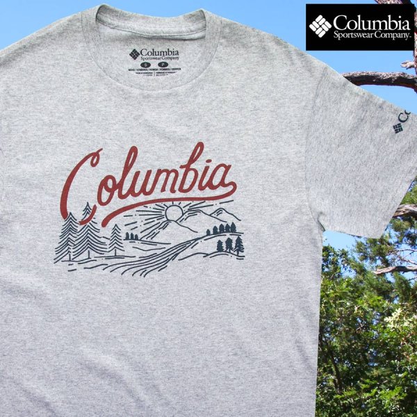 コロンビア アウトドア 半袖 Tシャツ（グレー）S/Columbia Sportswear T-shirt(Grey) 半袖シャツ・Tシャツ