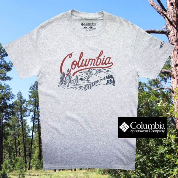 コロンビア アウトドア 半袖 Tシャツ（グレー）S/Columbia Sportswear T-shirt(Grey) 半袖シャツ・Tシャツ