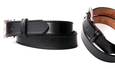 画像3: ノコナ ウエスタン レザーベルト（4.3mm・ブラック）/Nocona 1 1/2" Genuine Leather Belt(Black)