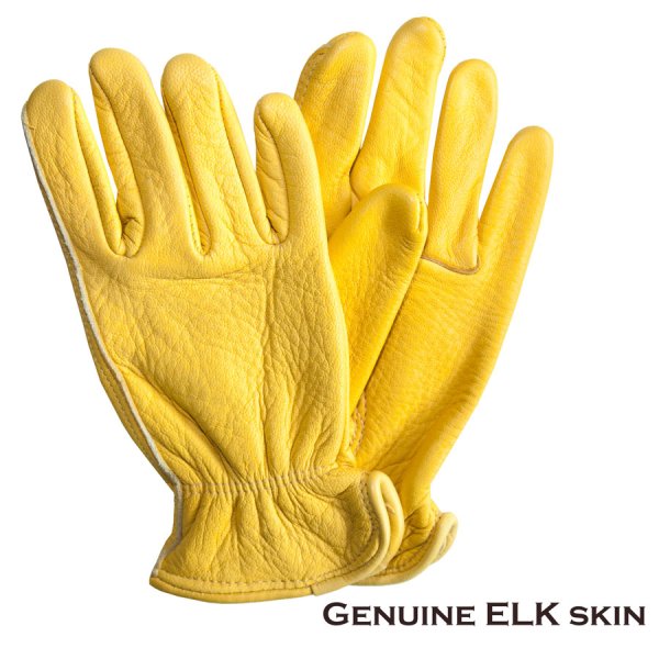 エルクスキン エルク鹿革 レザー グローブ（タン）女性サイズ XSあり/Elkskin Leather Gloves 手袋・マフラー・イヤーウォーマー