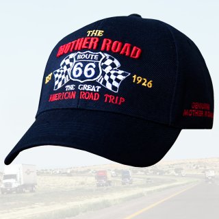 ルート66 キャップ（ブラック ）/Route 66 Cap Mother Road(Black) キャップ