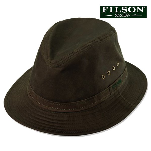 フィルソン クラッシャブル カバークロス パッカーハット オッターグリーン/Filson Cover Cloth Crushable Packer  Hat(Otter Green) ウールハット・レザーハット・コットンハット