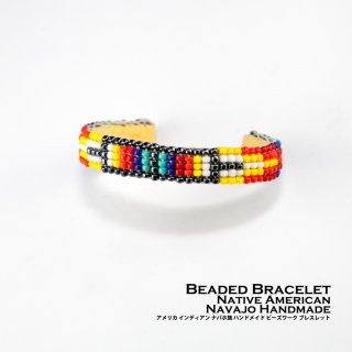 アメリカインディアン ナバホ族 ハンドメイド ビーズ アクセサリー/Navajo Beaded Keychain キーホルダー・キーケース・ストラップ