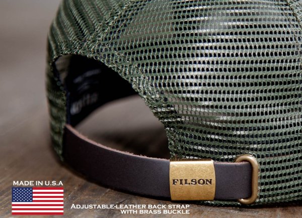 フィルソン コットンツイル メッシュ キャップ（オッター グリーン）/Filson Twill Mesh Cap(Otter Green) キャップ