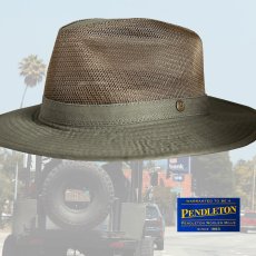 画像1: ペンドルトン メッシュクラウン ブリーザーハット（オリーブ）/Pendleton Breezer Hat(Olive) (1)