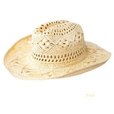 画像3: ブルハイド シェイパブルブリム ウエスタン ストロー ハット S/M（タン/ピンク）/Bullhide Shapeable Brim Straw Hat(Tan/Pink) (3)