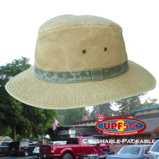 画像1: DPC ドーフマン パシフィック UPF50+ サファリ ハット（カーキ）/Dorfman Pacific Safari Hat(Khaki) (1)