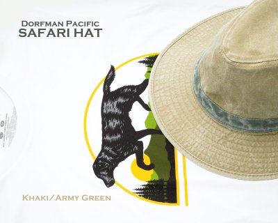 画像3: DPC ドーフマン パシフィック UPF50+ サファリ ハット（カーキ）/Dorfman Pacific Safari Hat(Khaki)