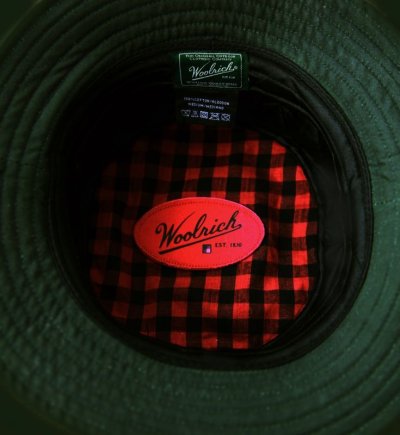 画像2: ウールリッチ オイルドコットン ハット（モスグリーン）/Woolrich Oiled Cotton Hat(Moss)