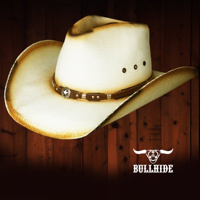 画像1: ブルハイド  ローンスター ウエスタン ストロー カウボーイ ハット（ナチュラル）/Bullhide Straw Western Cowboy Hat