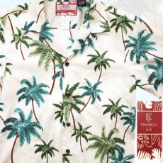 画像1: RJC ロバート・J・クランシー アロハシャツ ハワイアンシャツ パームツリー 椰子の木（アイボリー）/RJC ROBERT J. CLANCEY  Aloha Shirt Palm Tree(Ivory) (1)