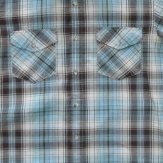 画像2: ペンドルトン 半袖 シャツ（ターコイズ ブルー・ブラック）S/Pendleton Short Sleeve Shirt(Turquoise/Black) (2)