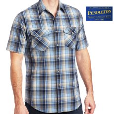 画像3: ペンドルトン 半袖 シャツ（ブルー）L/Pendleton Short Sleeve Shirt(Blue) (3)