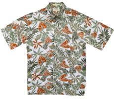 画像2: レーヨン リゾート キャンプ シャツ（半袖・アイボリー）M/Short Sleeve Camp Shirt(Ivory) (2)