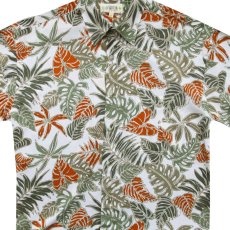 画像1: レーヨン リゾート キャンプ シャツ（半袖・アイボリー）M/Short Sleeve Camp Shirt(Ivory) (1)