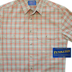 画像1: ペンドルトン ハイカー シャツ（半袖 /オレンジプラッド）S/Pendleton Short Sleeve Hiker Shirt Orange Plaid (1)