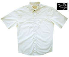 画像2: スカリー スナップフロント 刺繍 ウエスタン シャツ（半袖/ホワイト・フロント&バック刺繍）/Scully Short Sleeve Embroidered Snap Front Shirt(Men's) (2)