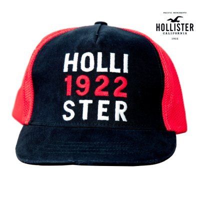 画像1: ホリスター 刺繍 キャップ（ネイビー・レッド）/Hollister HOLLISTER 1922 Cap(Navy/Red)