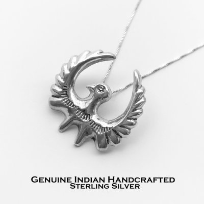 画像1: アメリカ インディアン ナバホ族 スターリングシルバー ペンダント トップ/Native American Navajo Sterling Silver Pendant