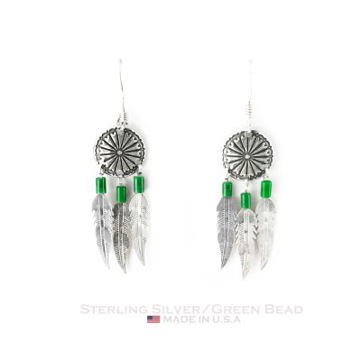 画像1: アメリカン ジュエリー 925シルバー マンデラ ピアス/Sterling Silver Mandela Earrings