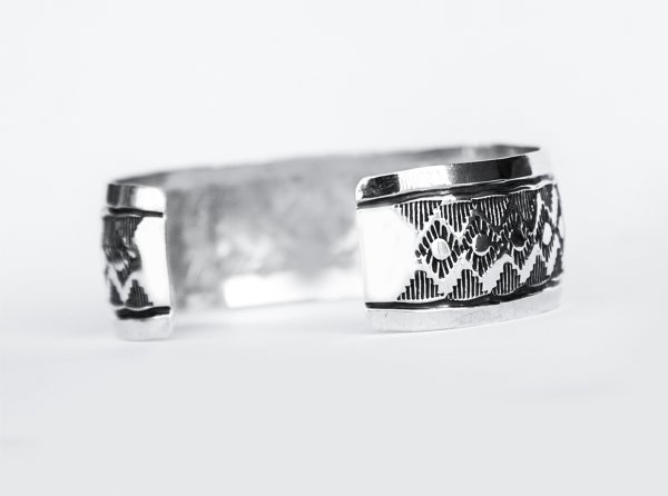 ナバホ スターリングシルバー ハンドメイド ブレスレット/Navajo Sterling Silver Bracelet  ブレスレット・マネークリップ・リング・ライター