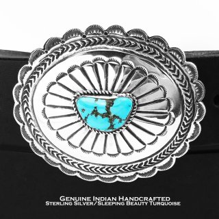 インディアンジュエリー ナバホ族 ハンドメイド スターリング シルバー ベルト バックル/Native American Navajo  Hemerson Brown Handmade Sterling Silver Belt Buckle ウエスタンベルト・バックル