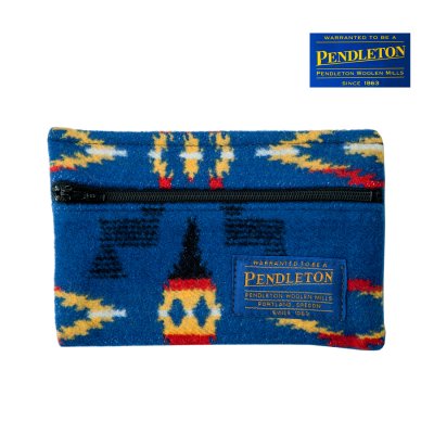 画像1: ペンドルトン スモール キーパー ポーチ 小物入れ（ブルー）/Pendleton Small Keeper(Blue)