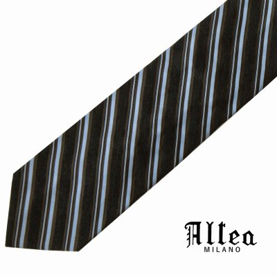 画像1: ITALY. MILANO アルテア製 高級 ネクタイ（ネイビーヘザーマルチ）/Altea Necktie Navy Heather Multi